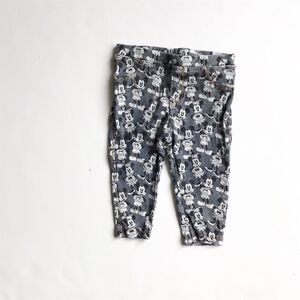 Zara Minnie Mouse print leggings EUC 6-9 months